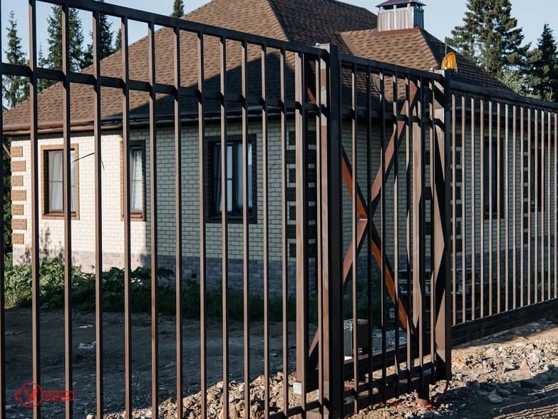 Сварной забор, ул. Нагорная